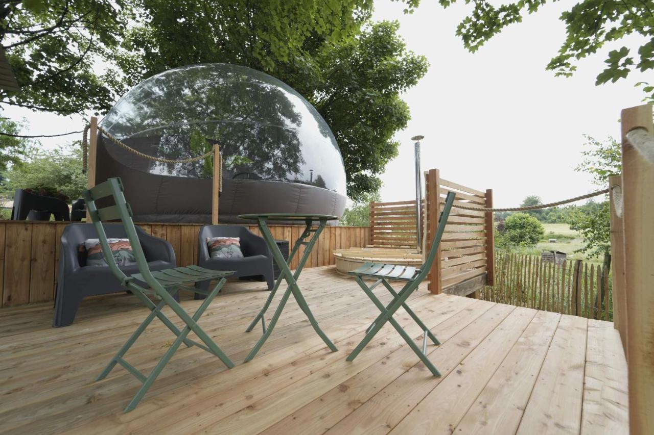 Bulles Odette & Ginette Et Tiny House Suzette "Au Guet Marais" Etape Insolite Paliseul المظهر الخارجي الصورة