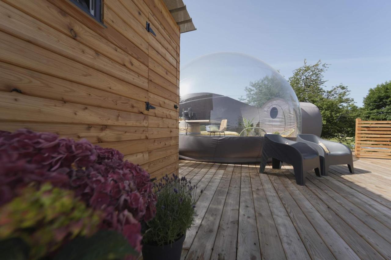 Bulles Odette & Ginette Et Tiny House Suzette "Au Guet Marais" Etape Insolite Paliseul المظهر الخارجي الصورة
