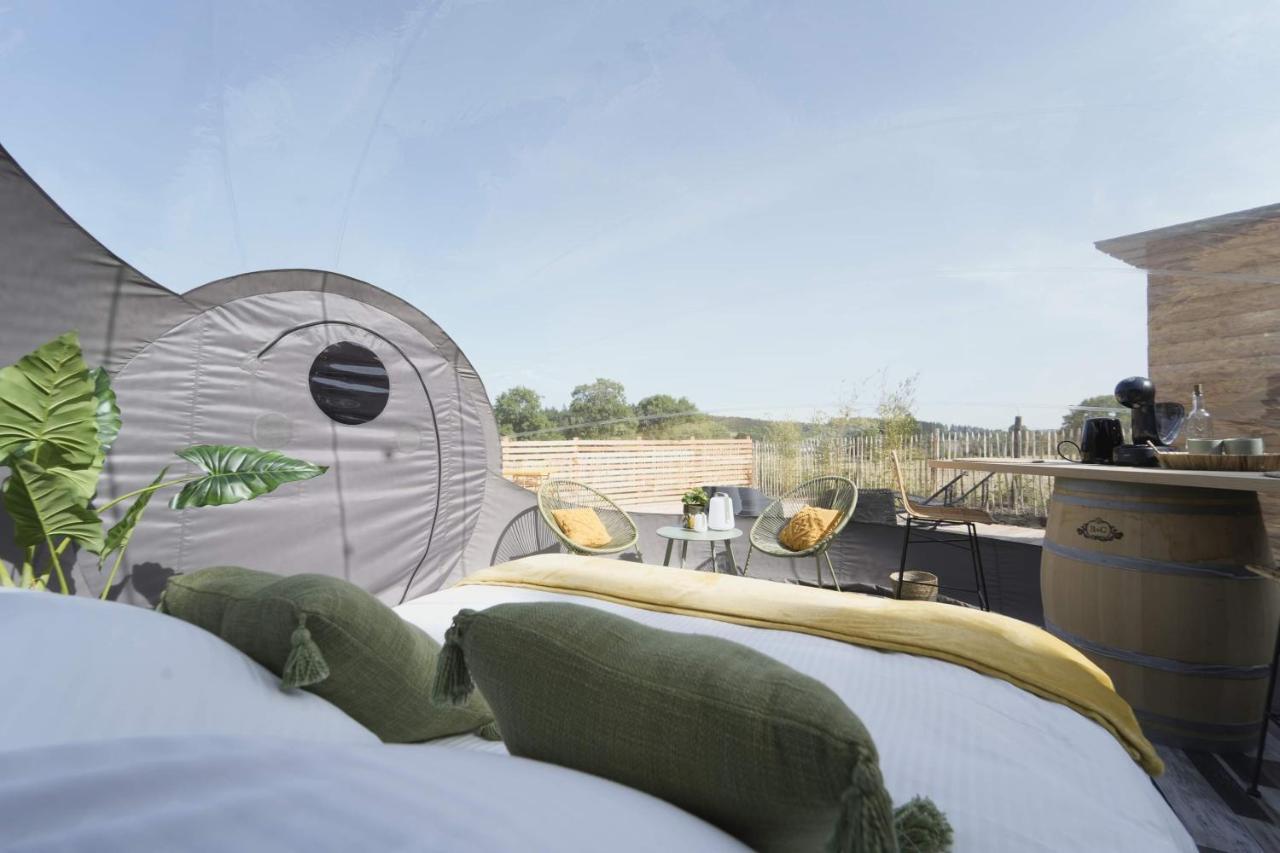 Bulles Odette & Ginette Et Tiny House Suzette "Au Guet Marais" Etape Insolite Paliseul المظهر الخارجي الصورة