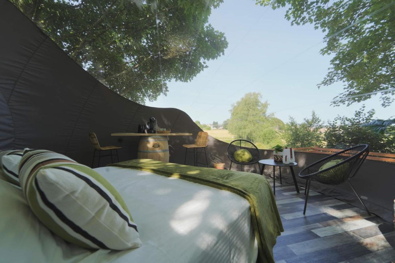 Bulles Odette & Ginette Et Tiny House Suzette "Au Guet Marais" Etape Insolite Paliseul المظهر الخارجي الصورة