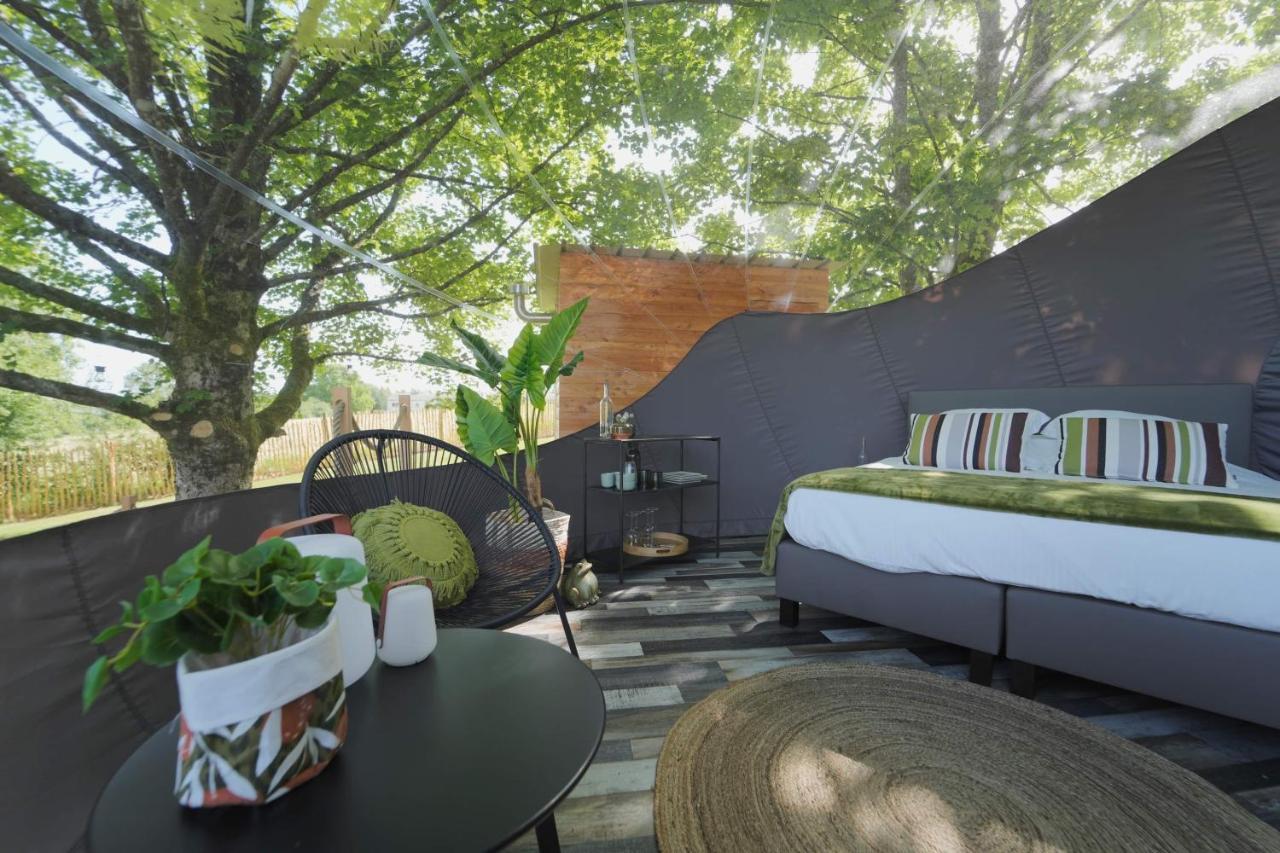 Bulles Odette & Ginette Et Tiny House Suzette "Au Guet Marais" Etape Insolite Paliseul المظهر الخارجي الصورة